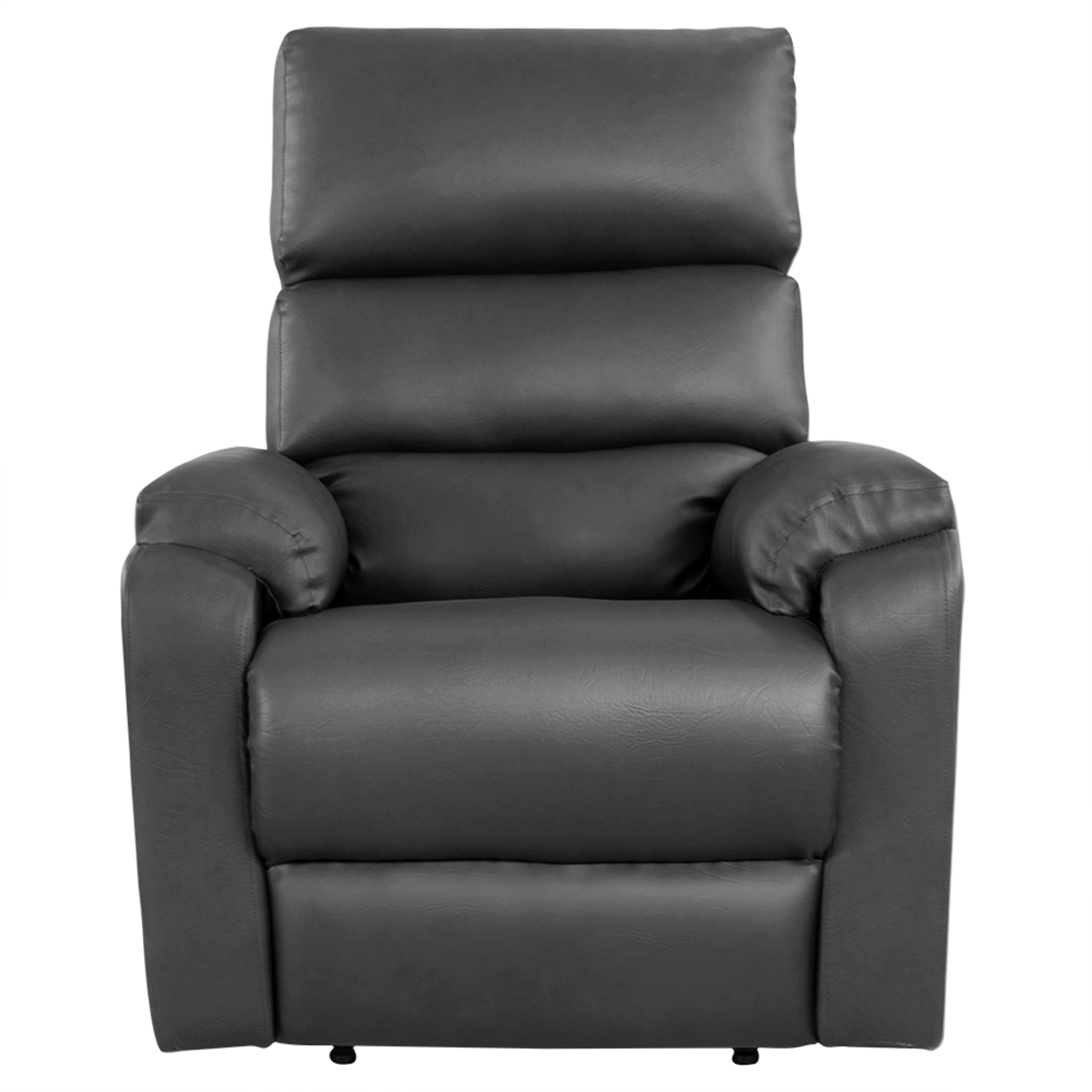 Marble grey recliner for living room